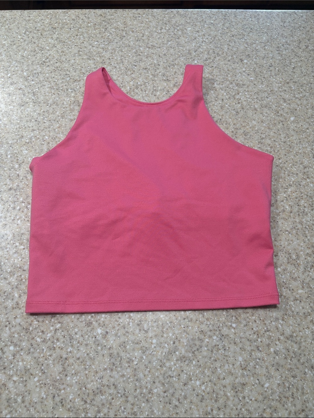 Tek Gear girls large 10/12 pink sports tank sports bra
